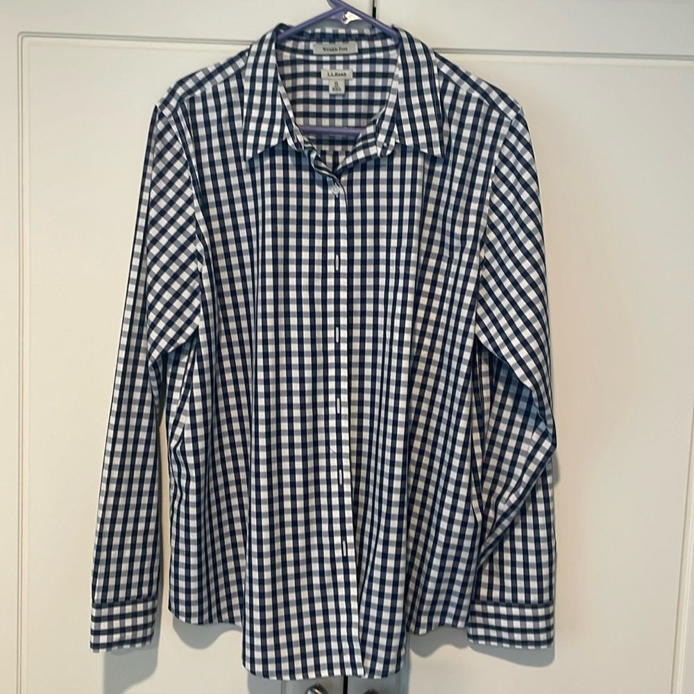 Women’s checked shirt by LL Bean size XL